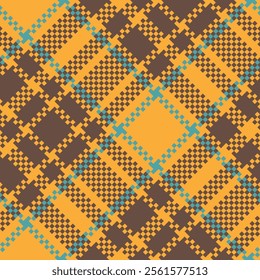 Tartan Pattern Seamless. Sweet Checker Pattern Template for Design Ornament. Seamless Fabric Texture.