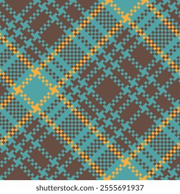 Tartan Pattern Seamless. Sweet Checkerboard Pattern Traditional Scottish Woven Fabric. Lumberjack Shirt Flannel Textile. Pattern Tile Swatch Included.