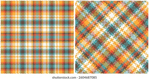 Tartan Pattern Seamless. Sweet Plaid Pattern Traditional Scottish Woven Fabric. Lumberjack Shirt Flannel Textile. Pattern Tile Swatch Included.