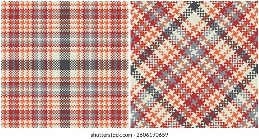 Tartan Pattern Seamless. Sweet Plaid Pattern Template for Design Ornament. Seamless Fabric Texture.