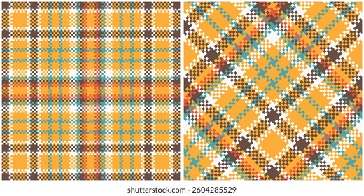 Tartan Pattern Seamless. Sweet Sweet Plaids Pattern Traditional Scottish Woven Fabric. Lumberjack Shirt Flannel Textile. Pattern Tile Swatch Included.