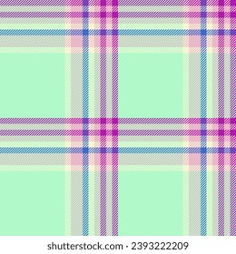 Tartan pattern textile of plaid background texture with a check fabric seamless vector in light and violet colors.