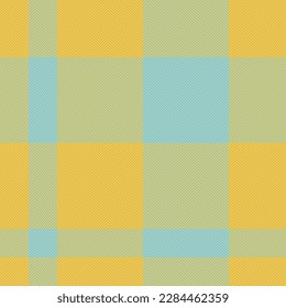 Tartan pattern vector. Check textile plaid. Texture seamless fabric background in pastel and amber colors.