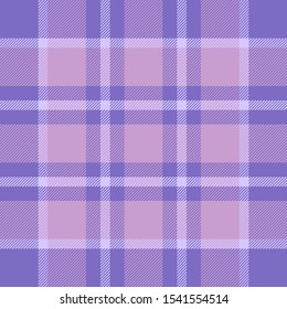 Tartan  Pattern in Violet. Texture for plaid, tablecloths, clothes, shirts, dresses, paper, bedding, blankets, quilts and other textile products. Vector illustration EPS 10