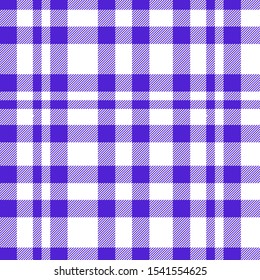 Tartan  Pattern in Violet. Texture for plaid, tablecloths, clothes, shirts, dresses, paper, bedding, blankets, quilts and other textile products. Vector illustration EPS 10