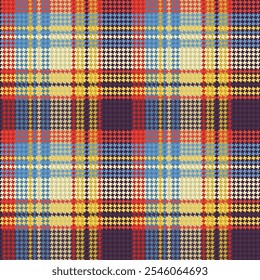 tartan pattern with yellow and blue colors