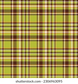 Tartan pattern with yellow and brown color