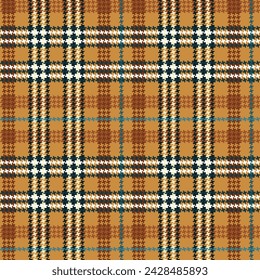 tartan pattern with yellow and brown colors