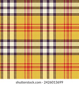 tartan pattern with yellow and red colors