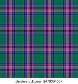 Tartan pattern,Colored seamless Plaid pattern,EPS 10.