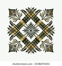 tartan patterns, fashion illustration, textile design