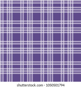 Tartan pattern,Scottish traditional fabric seamless. Purple and Ultra Violet on purple background,Pantone Style.