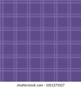 Tartan pattern,Scottish traditional fabric seamless. Purple and Ultra Violet on purple background,Pantone Style.