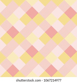 Tartan pattern,Scottish traditional fabric seamless. A pink background