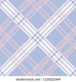 Tartan pattern,Scottish traditional fabric seamless, pink and blue background.