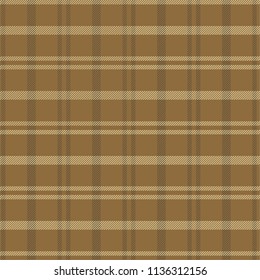 Tartan pattern,Scottish traditional fabric seamless. Brown background.
