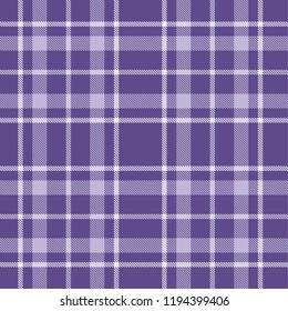 Tartan pattern,Scottish traditional fabric seamless. Purple and Ultra Violet on purple background,Pantone Style.
