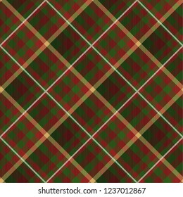 Tartan pattern,Scottish traditional fabric seamless, green and red background.