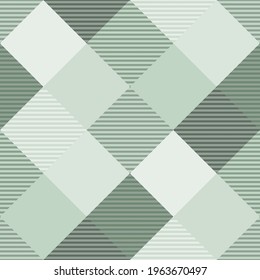 Tartan pattern,Scottish traditional fabric seamless, Green tone