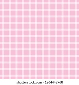 Tartan, pink plaid pattern, check seamless background