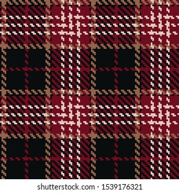 Tartan plaid abstract vector seamless pattern 