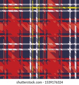 Tartan plaid abstract vector seamless pattern 