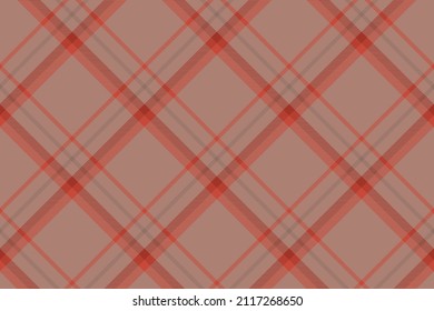 Tartan plaid background, diagonal check seamless pattern. Vector fabric texture for textile print, wrapping paper, gift card, wallpaper flat design.