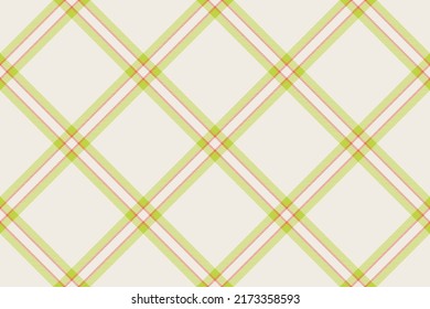 Tartan plaid background, diagonal check seamless pattern. Vector fabric texture for textile print, wrapping paper, gift card, wallpaper flat design.