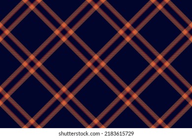Tartan plaid background, diagonal check seamless pattern. Vector fabric texture for textile print, wrapping paper, gift card, wallpaper flat design.