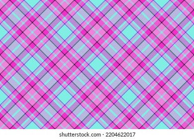 Tartan-einfarbiger Hintergrund, diagonale Prüfung nahtloses Muster. Vektor-Textur für den Stoffdruck, Wickelpapier, Geschenkkarte, Tapete-Flachdesign.