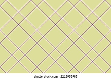 Tartan plaid background, diagonal check seamless pattern. Vector fabric texture for textile print, wrapping paper, gift card, wallpaper flat design.