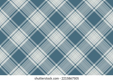Tartan plaid background, diagonal check seamless pattern. Vector fabric texture for textile print, wrapping paper, gift card, wallpaper flat design.
