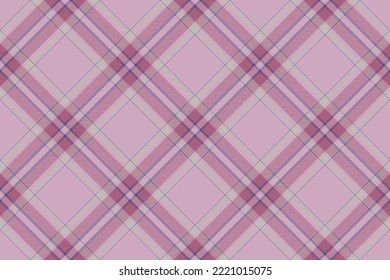 Tartan plaid background, diagonal check seamless pattern. Vector fabric texture for textile print, wrapping paper, gift card, wallpaper flat design.