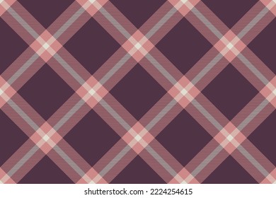 Fondo de estratificación de Tartán, patrón de comprobación diagonal transparente. Textura de tela vectorial para impresión textil, papel de envoltura, tarjeta de regalo, diseño plano de papel pintado.