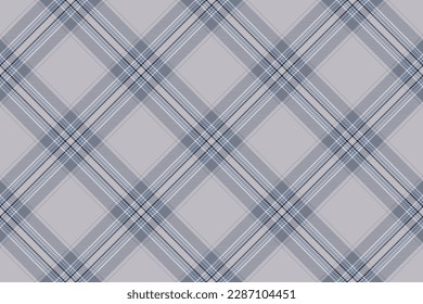 Tartan plaid background, diagonal check seamless pattern. Vector fabric texture for textile print, wrapping paper, gift card, wallpaper flat design.