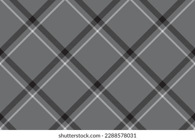 Tartan plaid background, diagonal check seamless pattern. Vector fabric texture for textile print, wrapping paper, gift card, wallpaper flat design.