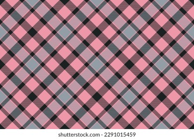 Tartan-einfarbiger Hintergrund, diagonale Prüfung nahtloses Muster. Vektor-Textur für den Stoffdruck, Wickelpapier, Geschenkkarte, Tapete-Flachdesign.
