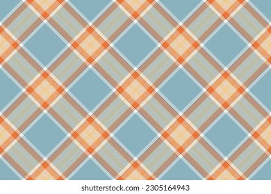 Tartan plaid background, diagonal check seamless pattern. Vector fabric texture for textile print, wrapping paper, gift card, wallpaper flat design.