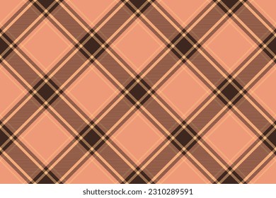 Tartan-einfarbiger Hintergrund, diagonale Prüfung nahtloses Muster. Vektor-Textur für den Stoffdruck, Wickelpapier, Geschenkkarte, Tapete-Flachdesign.