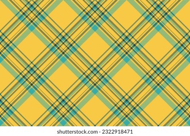 Tartan plaid background, diagonal check seamless pattern. Vector fabric texture for textile print, wrapping paper, gift card, wallpaper flat design.