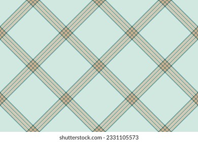 Tartan plaid background, diagonal check seamless pattern. Vector fabric texture for textile print, wrapping paper, gift card, wallpaper flat design.