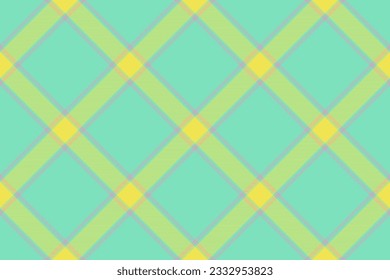 Tartan plaid background, diagonal check seamless pattern. Vector fabric texture for textile print, wrapping paper, gift card, wallpaper flat design.