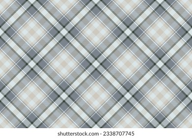 Tartan plaid background, diagonal check seamless pattern. Vector fabric texture for textile print, wrapping paper, gift card, wallpaper flat design.