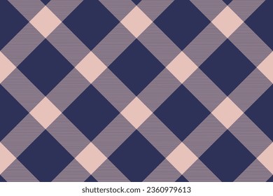 Fondo de estratificación de Tartán, patrón de comprobación diagonal transparente. Textura de tela vectorial para impresión textil, papel de envoltura, tarjeta de regalo, diseño plano de papel pintado.