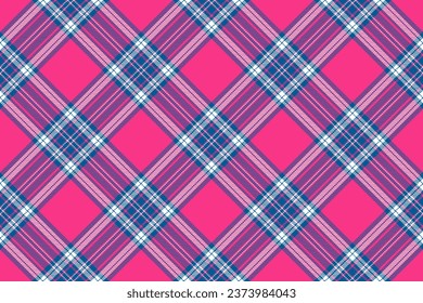 Fondo de estratificación de Tartán, patrón de comprobación diagonal transparente. Textura de tela vectorial para impresión textil, papel de envoltura, tarjeta de regalo, diseño plano de papel pintado.