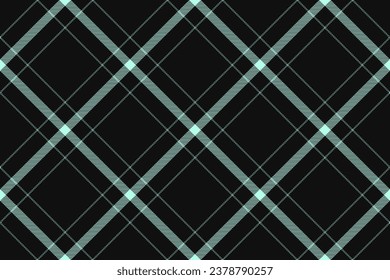 Tartan plaid background, diagonal check seamless pattern. Vector fabric texture for textile print, wrapping paper, gift card, wallpaper flat design.
