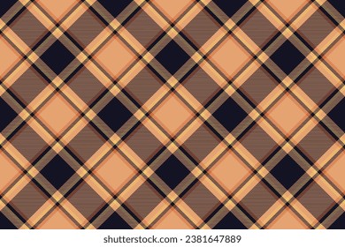 Tartan plaid background, diagonal check seamless pattern. Vector fabric texture for textile print, wrapping paper, gift card, wallpaper flat design.