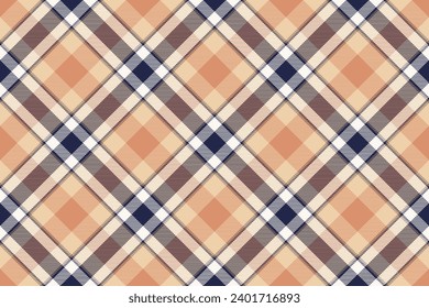 Fondo de estratificación de Tartán, patrón de comprobación diagonal transparente. Textura de tela vectorial para impresión textil, papel de envoltura, tarjeta de regalo, diseño plano de papel pintado.