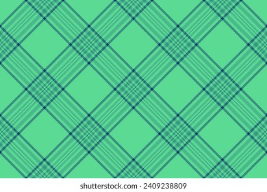Tartan plaid background, diagonal check seamless pattern. Vector fabric texture for textile print, wrapping paper, gift card, wallpaper flat design.