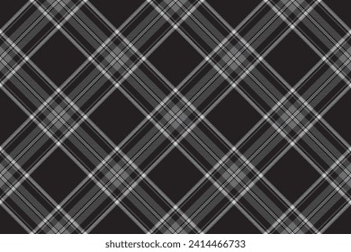 Fondo de estratificación de Tartán, patrón de comprobación diagonal transparente. Textura de tela vectorial para impresión textil, papel de envoltura, tarjeta de regalo, diseño plano de papel pintado.